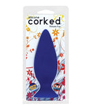 Corked Butt Plug Small - Blue