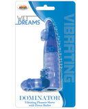 Wet Dreams Dominator Pleasure Sleeve w-Power Bullet - Blue