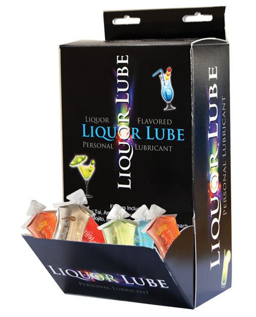 Liquor Lube - 10ml Pillow Asst. Flavors Display of 50