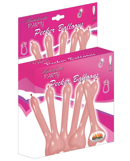 Pecker Balloons - Flesh Box of 6