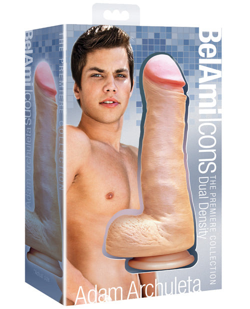 BelAmi Signature Cock & Balls w-Suction Cup - Adam Archuleta