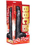 Falcon BBC Big Black Cock & Balls 12" Lengthy w-Suction Cup