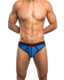 Jack Adams Bodyflex Mesh Jockstrap Royal-Black LG
