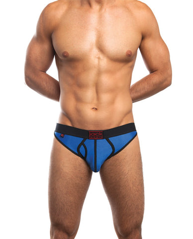 Jack Adams Bodyflex Mesh Jockstrap Royal-Black XL