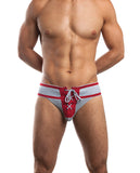 Jack Adams Footballer Lace Up Jockstrap 3" Waistband & Front Lacing