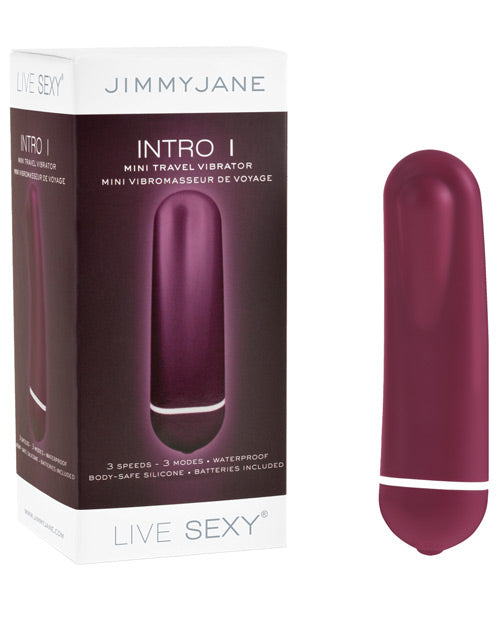 =Jimmyjane Live Sexy Intro 1 Mini Travel Vibrator - Purple