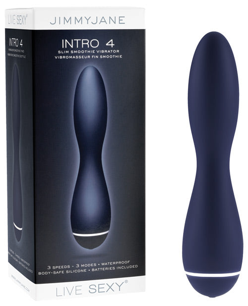 =Jimmyjane Live Sexy Intro 4 Smoothie Vibrator - Blue