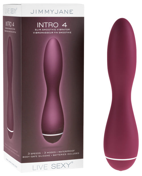 =Jimmyjane Live Sexy Intro 4 Smoothie Vibrator - Purple