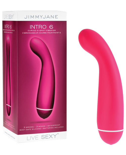 =Jimmyjane Live Sexy Intro 6 G Spot Vibrator - Pink