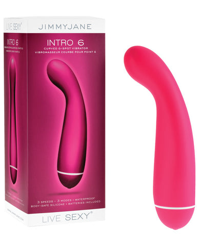 =Jimmyjane Live Sexy Intro 6 G Spot Vibrator - Pink