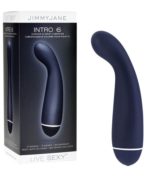 =Jimmyjane Live Sexy Intro 6 G Spot Vibrator - Blue