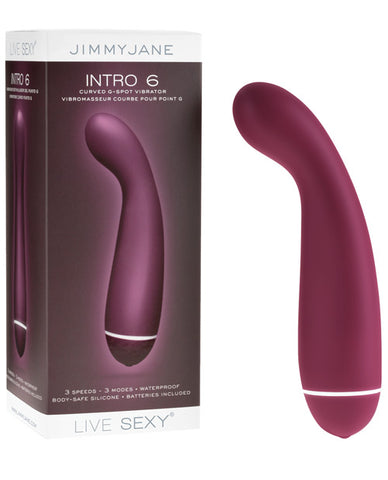 =Jimmyjane Live Sexy Intro 6 G Spot Vibrator - Purple
