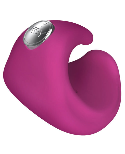 Key Pyxis Waterproof Rechargeable Finger Massager - Pink