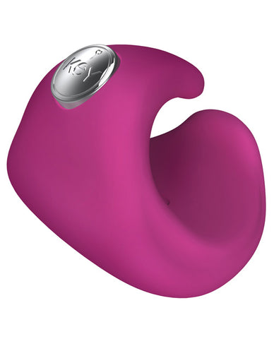Key Pyxis Waterproof Rechargeable Finger Massager - Pink