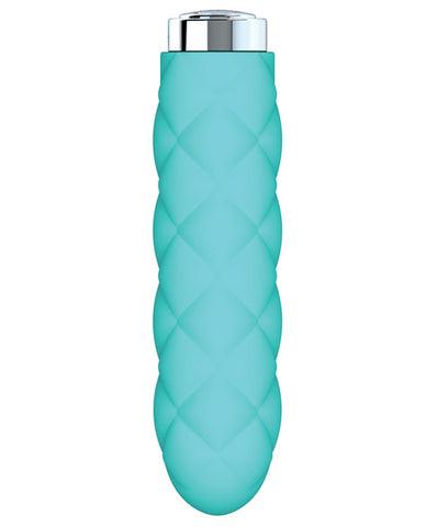 Key Charms Plush Petite Massager - Blue
