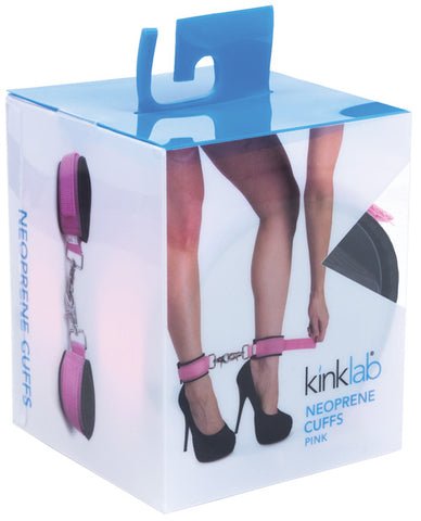 KinkLab Neoprene Cuffs - Pink