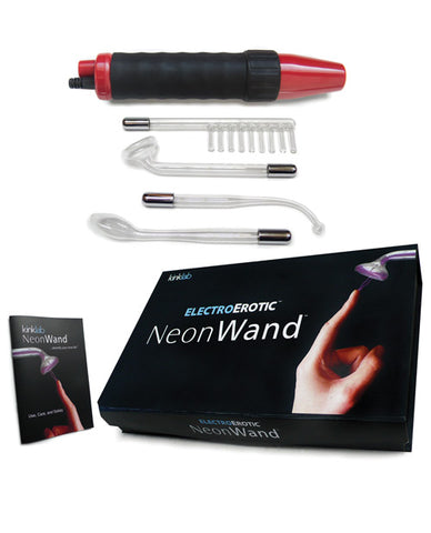 KinkLab Red Handle Neon Wand w-Red Electrode