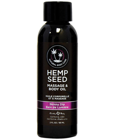 Earthly Body Massage & Body Oil - 2 oz Skinny Dip