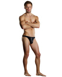 Male power E-Z Access Button Thong