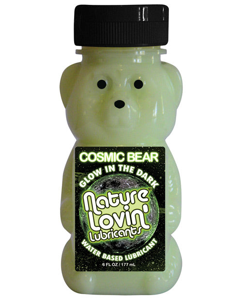 Nature Lovin Cosmic Bear Glow in the Dark Water Based Lubricant - 6 oz