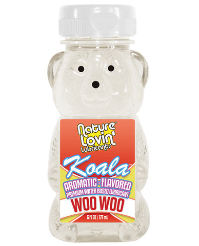 Nature Lovin' Koala Aromatic Flavored Lubricant - 6 oz Cranberry Peach Woo Woo