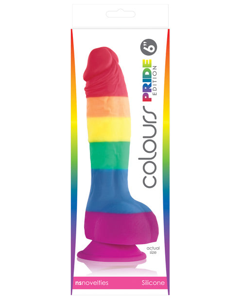Colours Pride Edition 6" Dong w-Suction Cup