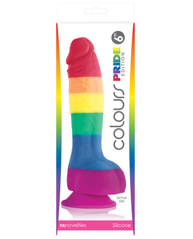 Colours Pride Edition 6" Dong w-Suction Cup