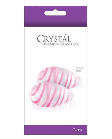 Crystal Glass Eggs - Clear