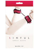 Sinful Ankle Cuffs - Pink