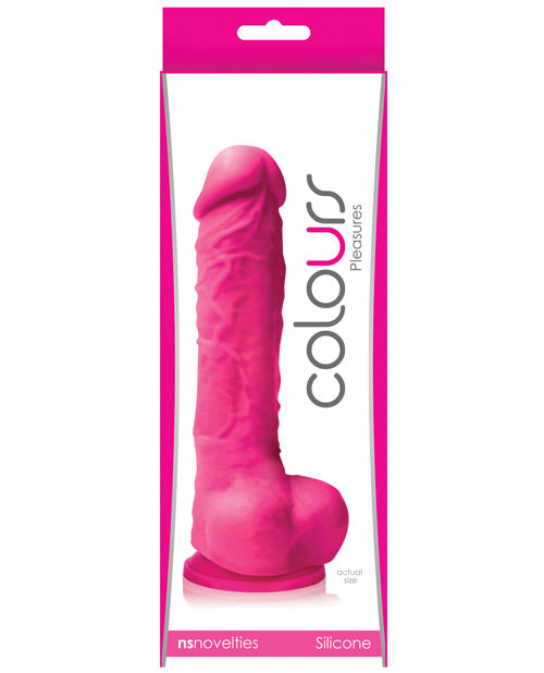 Colours Pleasures 5" Dong w-Suction Cup - Pink