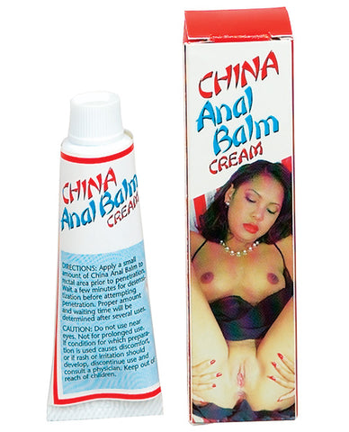 China Anal Balm Cream Soft Packaging - .5 oz