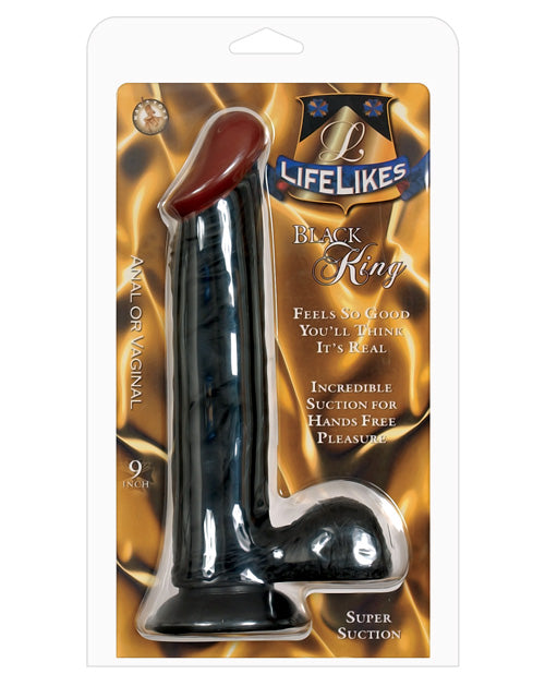 Lifelikes Black Knight 9" Dong w-Suction Cup