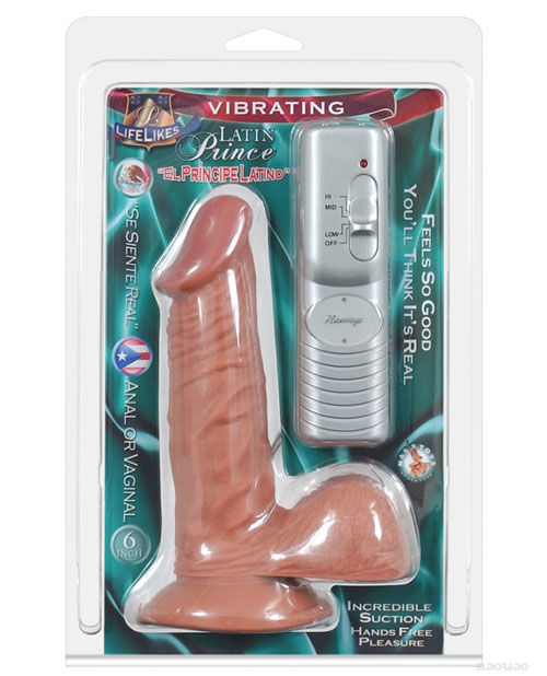 Lifelikes Latin Vibrating Prince w-Suction Cup