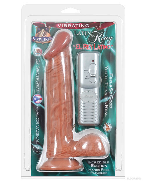 Lifelikes Latin King Vibrating Dong w-Suction Cup