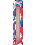 Real Skin All American Whoppers 18" Double Dong - Flesh