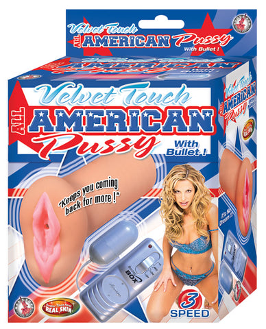 Velvet Touch All American Pussy w-Bullet