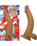 Real Skin Latin American Whopper 8" Dong w-Balls