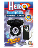 Hero Remote Control Wireless Cockring - Black