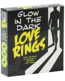 Glow in the Dark Love Rings - Pack of 3