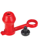 Oxballs Blaster Hollow Asslock w-Cork - Red