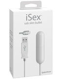 iSex USB Slim Bullet - White