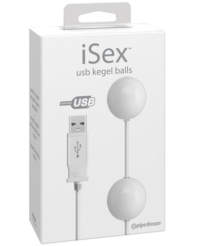 iSex USB Kegel Balls - White