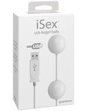 iSex USB Kegel Balls - White