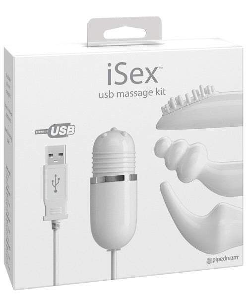 iSex USB Massage Kit - White