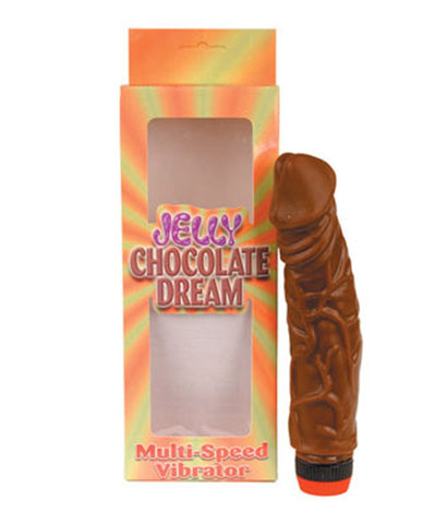 Clasix Jelly Chocolate Dream Big Vein Vibrator - Multi-speed