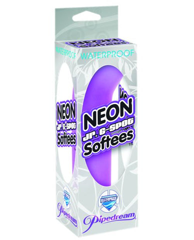 Neon Luv Touch Jr 5" G Spot Softees Waterproof - Purple