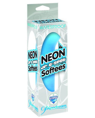 Neon Luv Touch Jr 5" G Spot Softees Waterproof - Blue