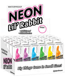 Neon Luv Touch Lil Rabbit Display - Asst. Colors Display of 24