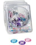 Mega Stretch Doughnut Ring - Asst. Colors Bowl of 72