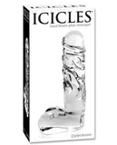 Icicles No. 40 Hand Blown Glass Dong - Clear